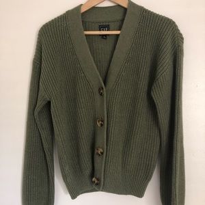 Gap Cardigan Sage Green